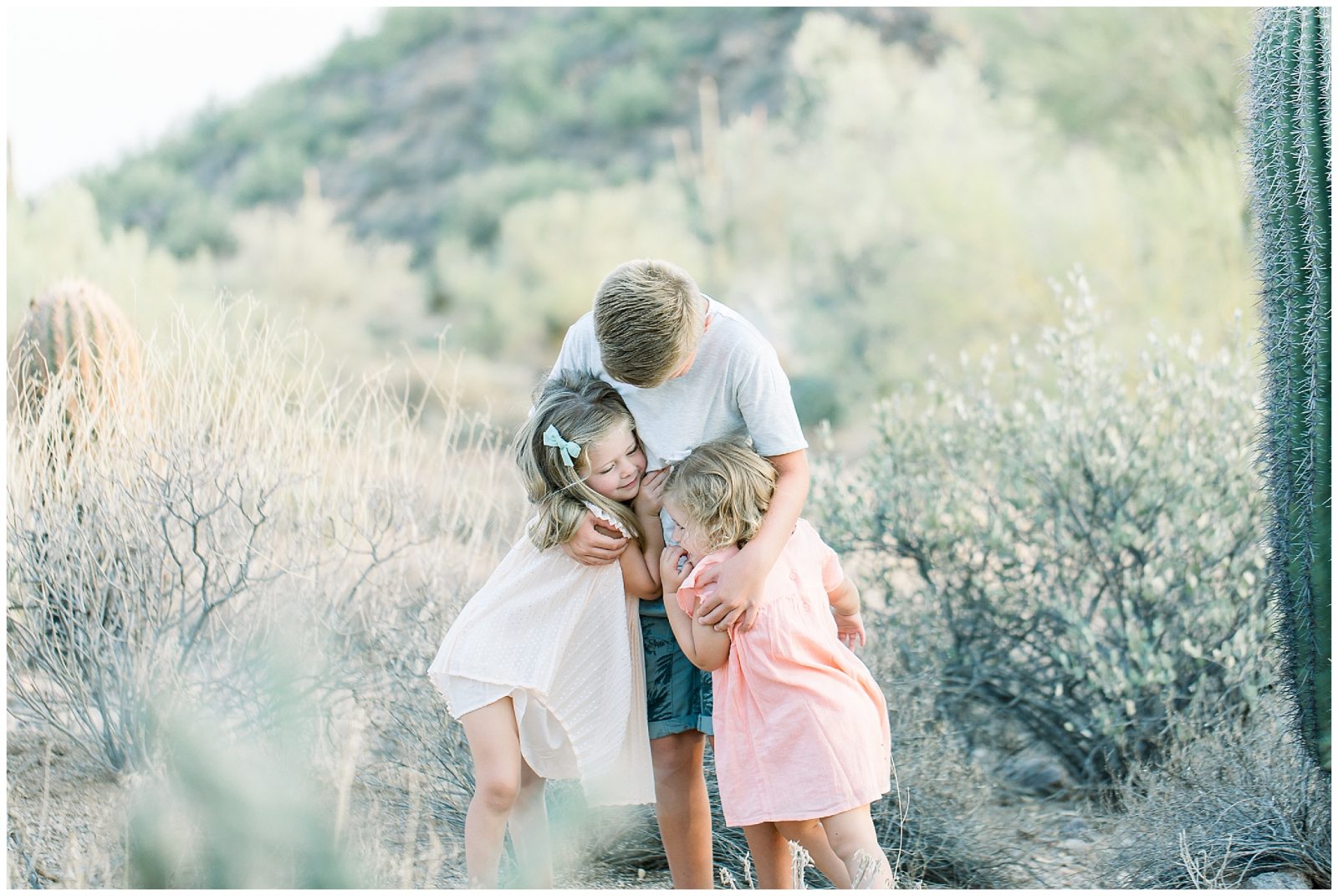 Mesa, Arizona Desert Family Session at the Wind Cave Trail by Aly Kirk Photo
