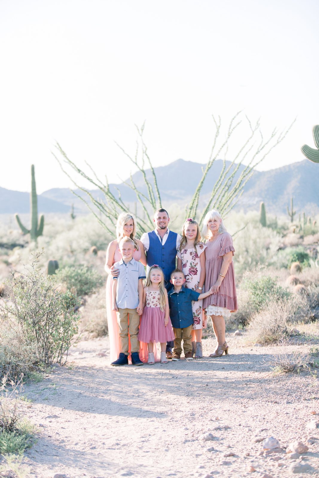 Mesa, Arizona Fall Desert Family Session by Aly Kirk Photo