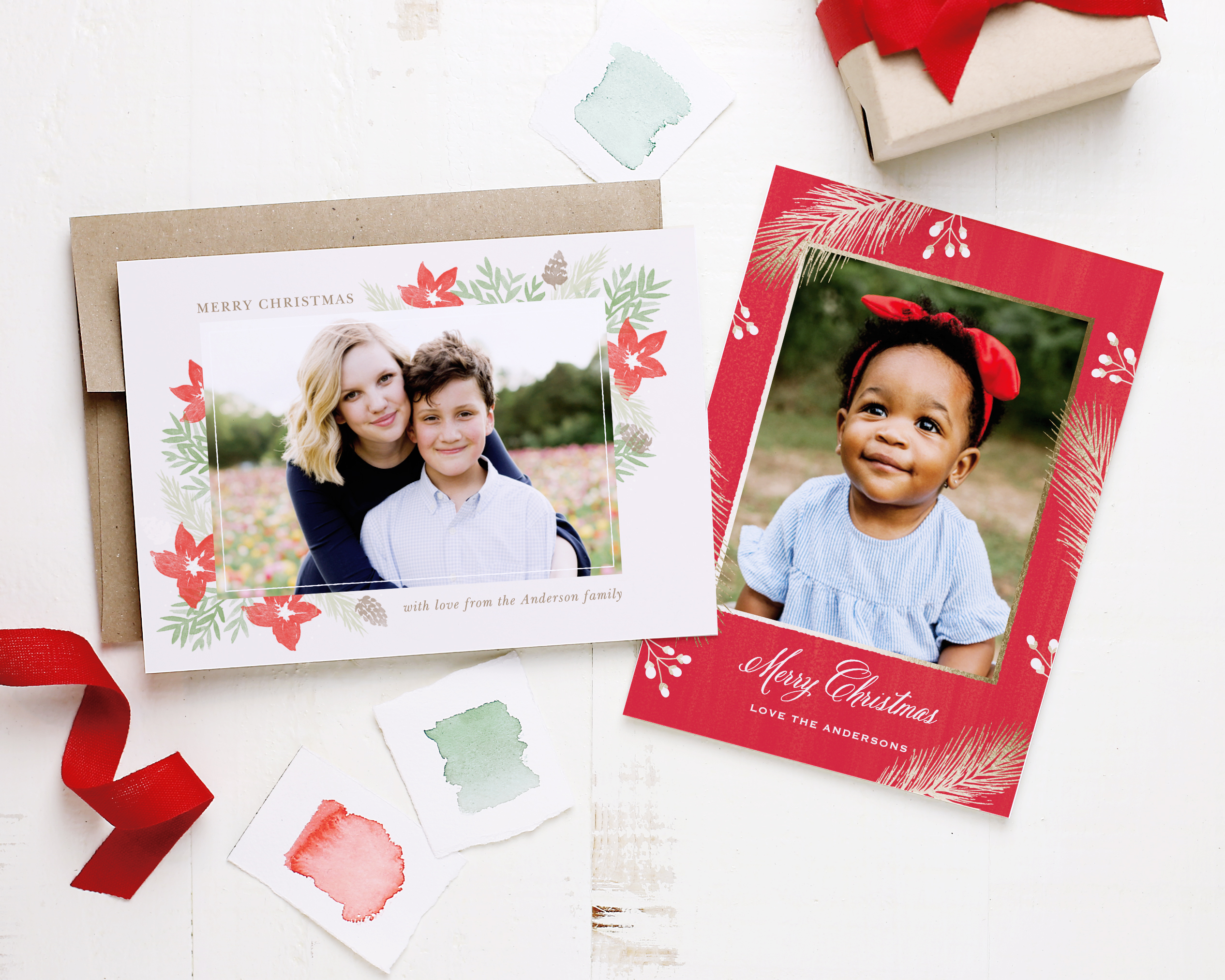 Order your holiday photo Christmas cards with Basic Invite!